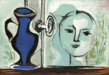 Cabeza frente a la ventana cubista de 1937 Pablo Picasso Pinturas al óleo